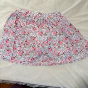 Crown & Ivy Floral Skater Skirt - Pink and White youth XL